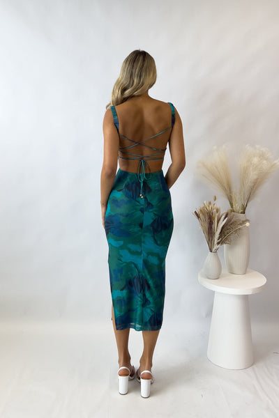 Viola | Backless Midi Dress