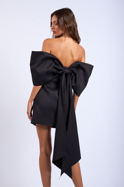 Off-Shoulder Bow Dress