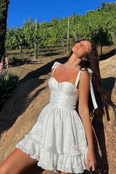 Jasmine | Ruffle Mini Dress