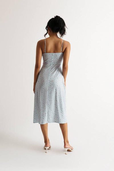 Floral Split Midi Dress