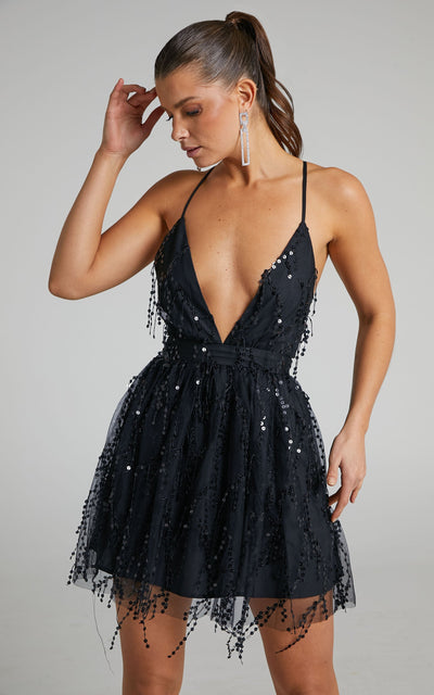 Sequin Mini Dress
