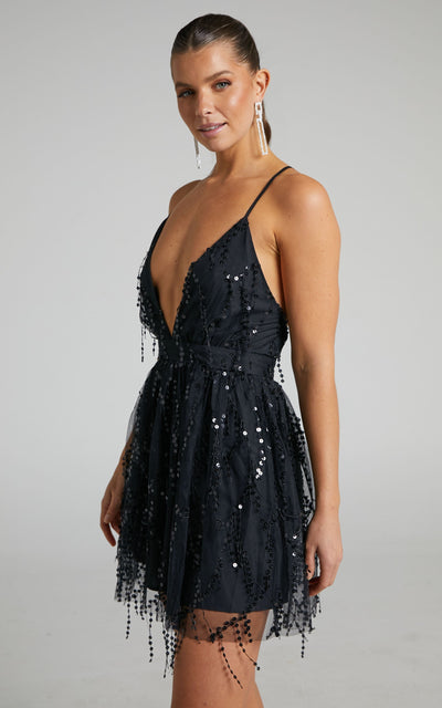 Sequin Mini Dress