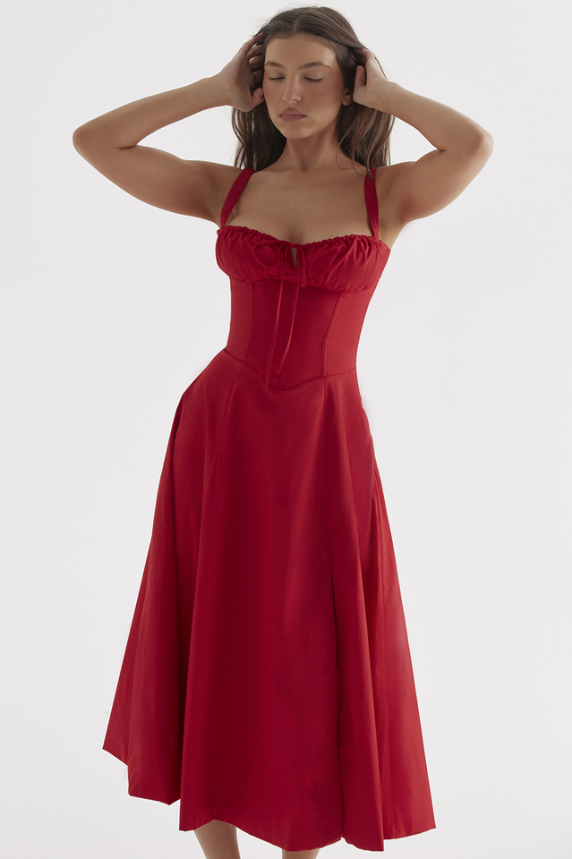 Corset Midi Dress - Selena
