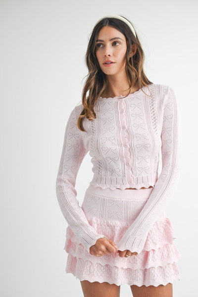 Ruffle Knit Set