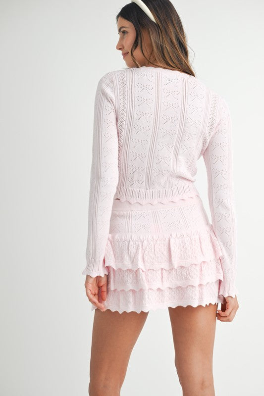 Ruffle Knit Set