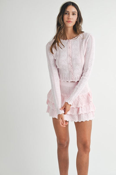 Ruffle Knit Set