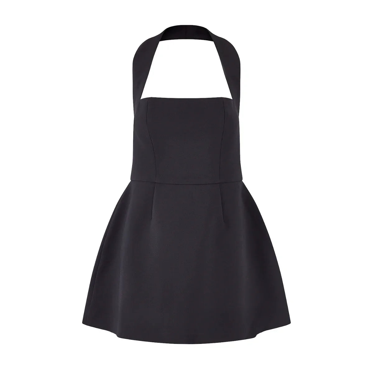 Halter Fit-and-Flare Dress