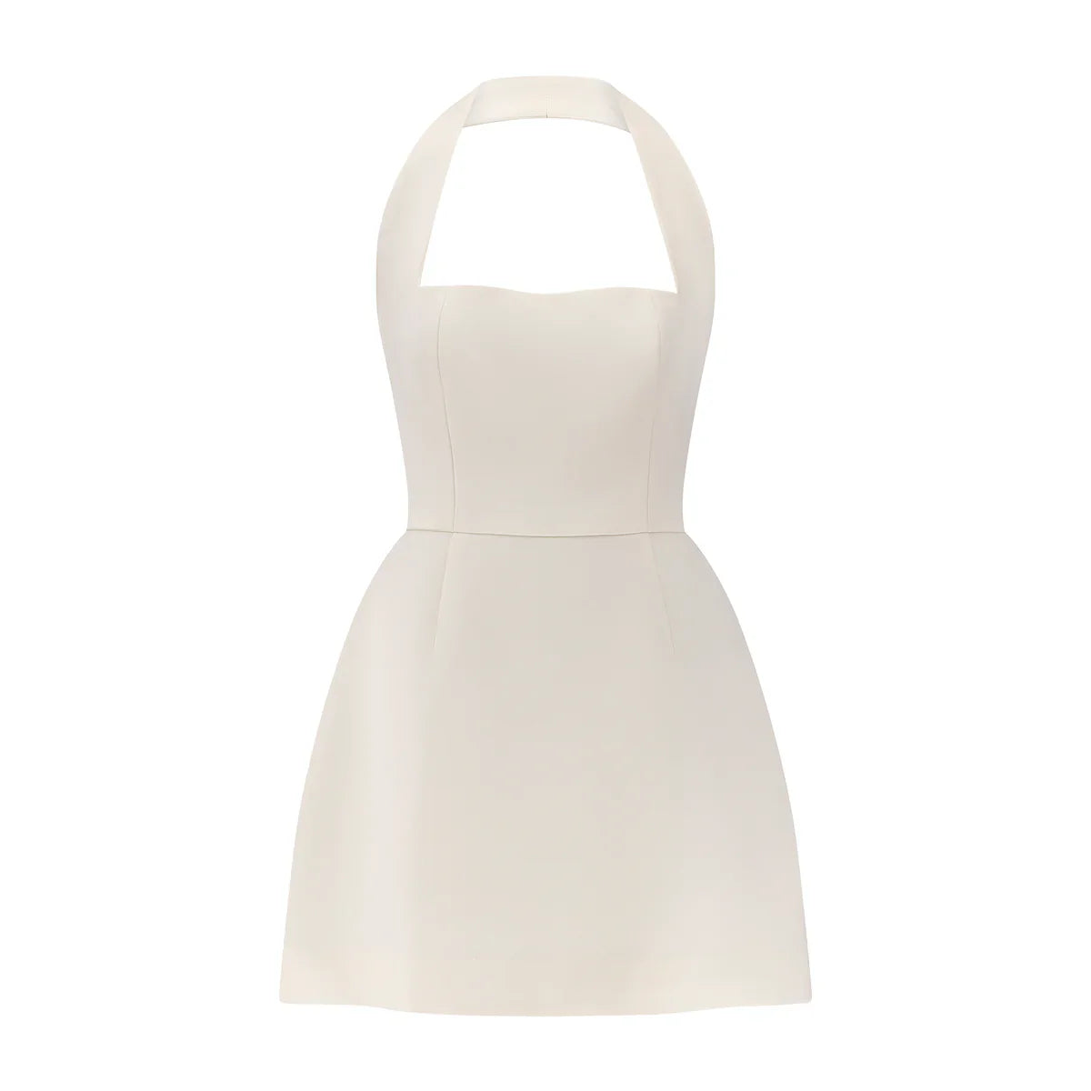 Halter Fit-and-Flare Dress