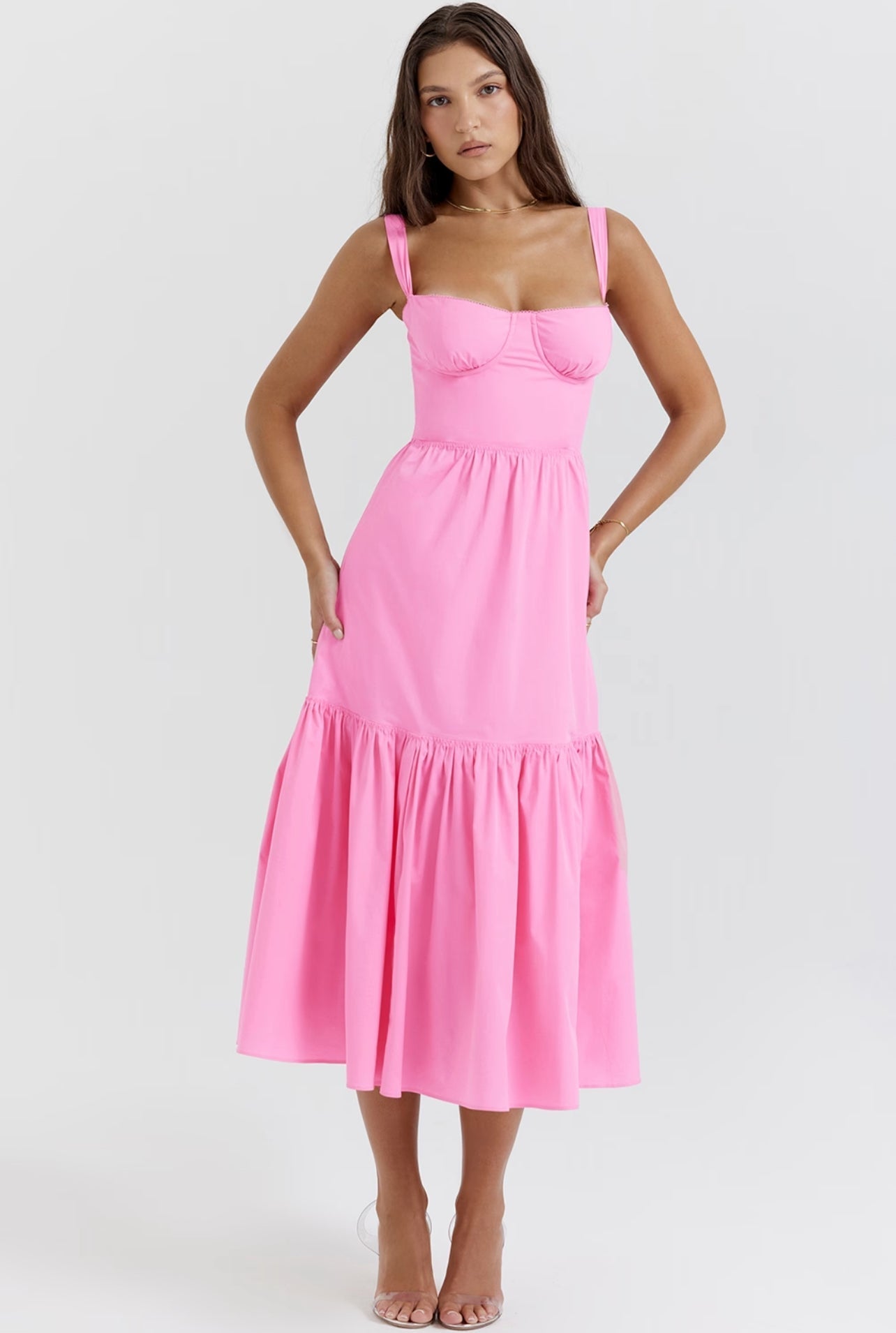 Floral Midi Dress - Marielle