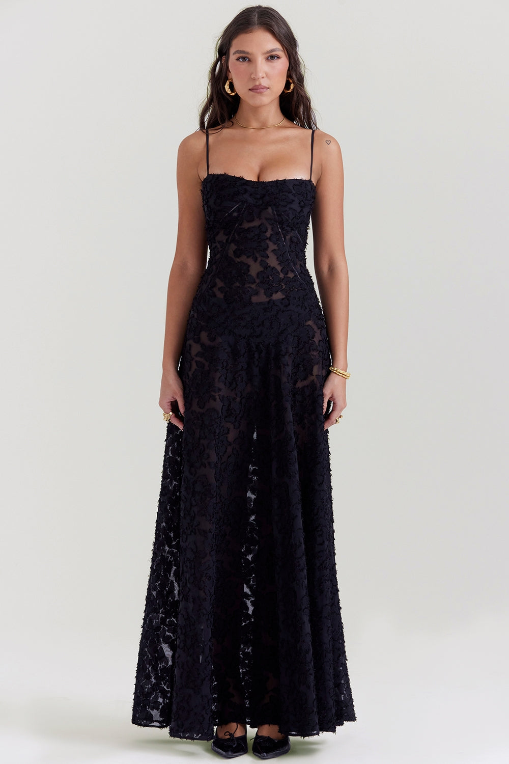 Lace Maxi Dress - Elina