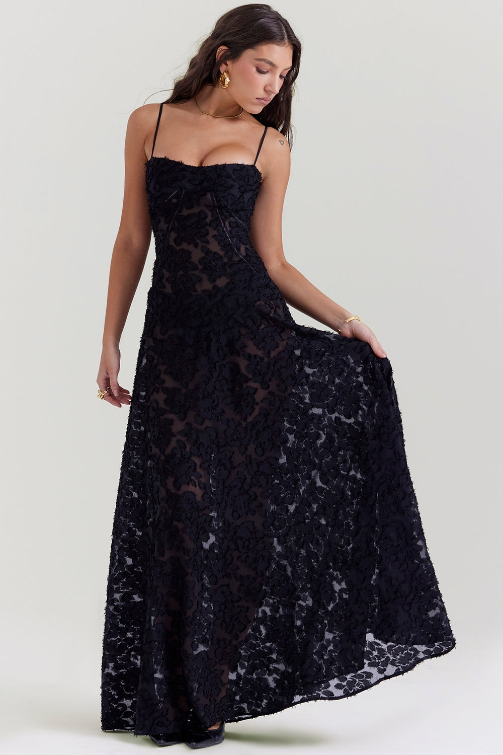 Lace Maxi Dress - Elina