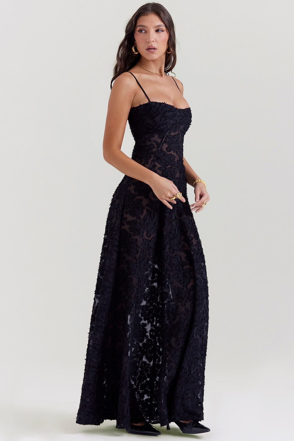 Lace Maxi Dress - Elina