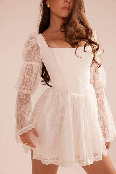Evangeline - Lace Mini Dress