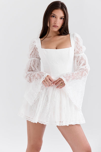 Evangeline - Lace Mini Dress