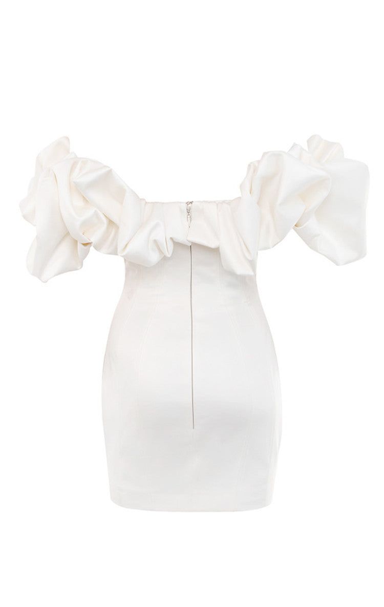 Satin Mini Dress - Whispers of Elegance