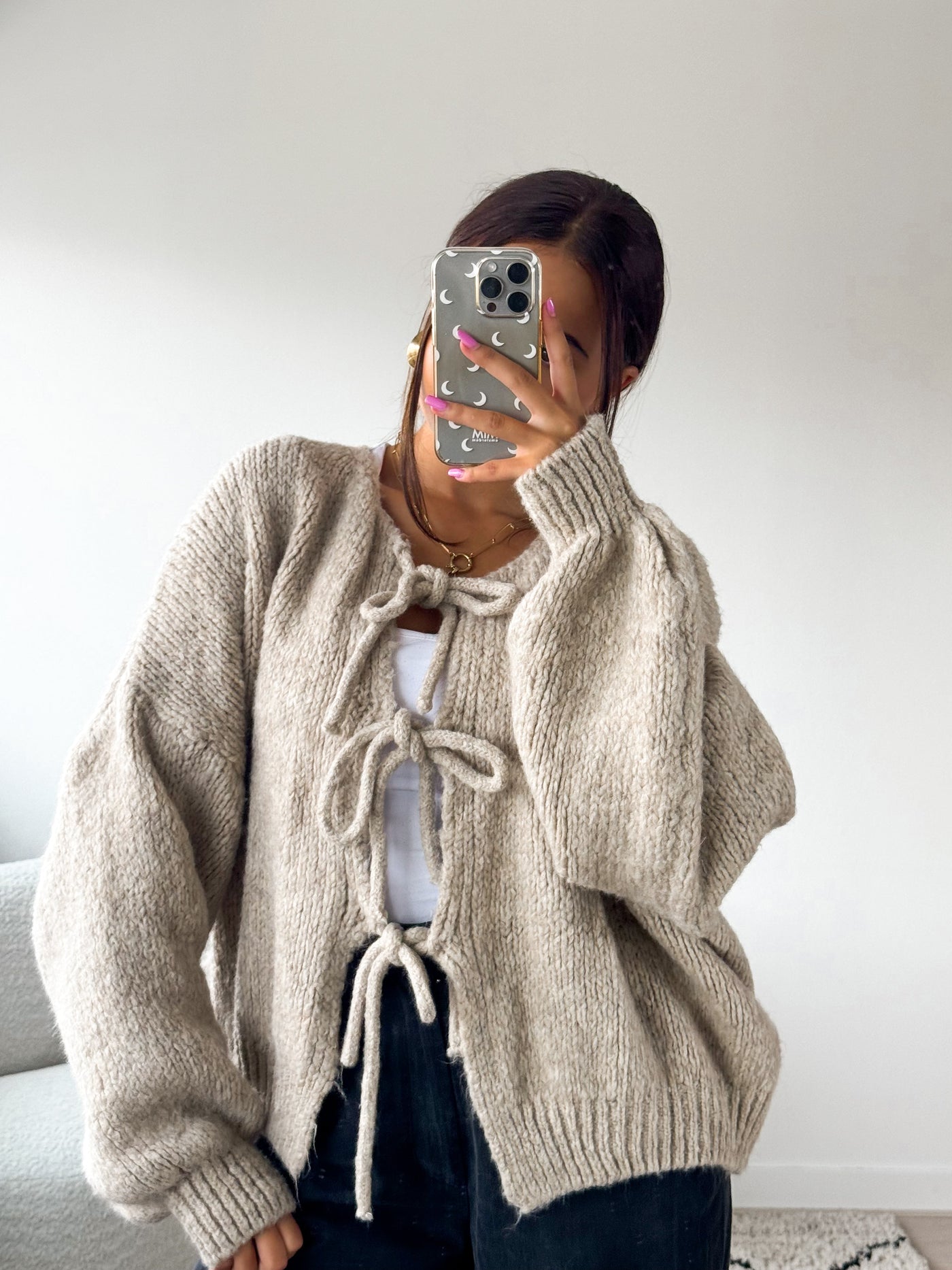Veridra | Front-Knot Sweater