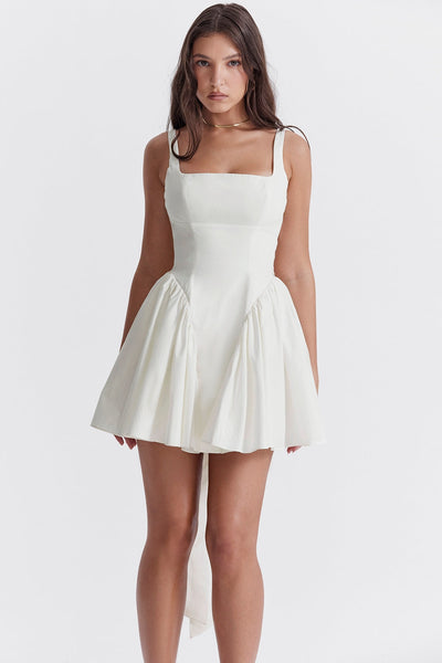 Mini Dress - Bow Detail