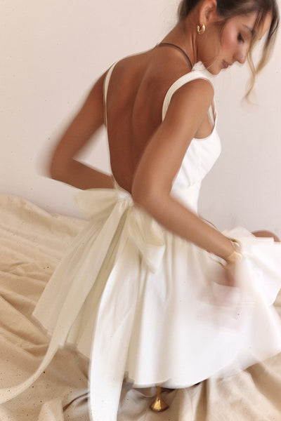 Mini Dress - Bow Detail