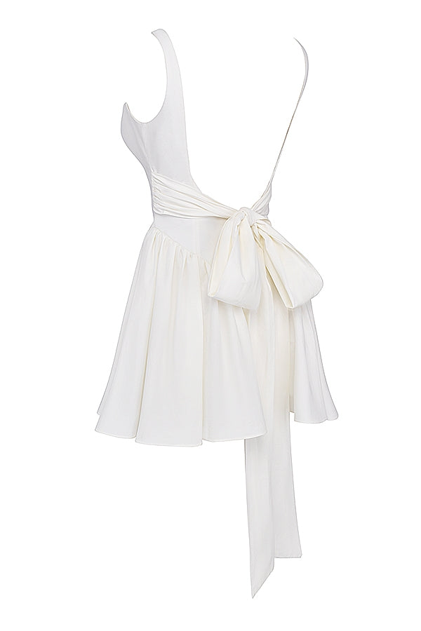 Mini Dress - Bow Detail