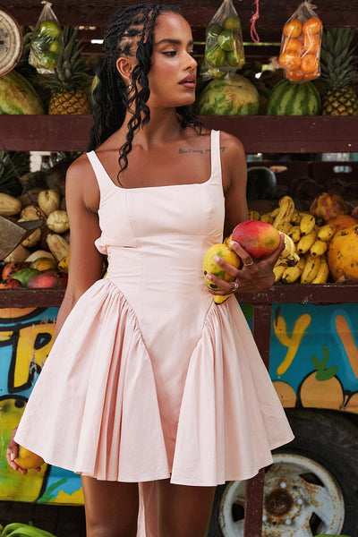 Mini Dress - Bow Detail