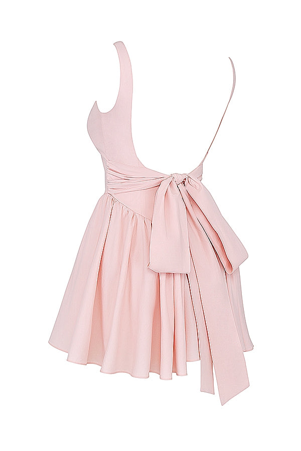 Mini Dress - Bow Detail