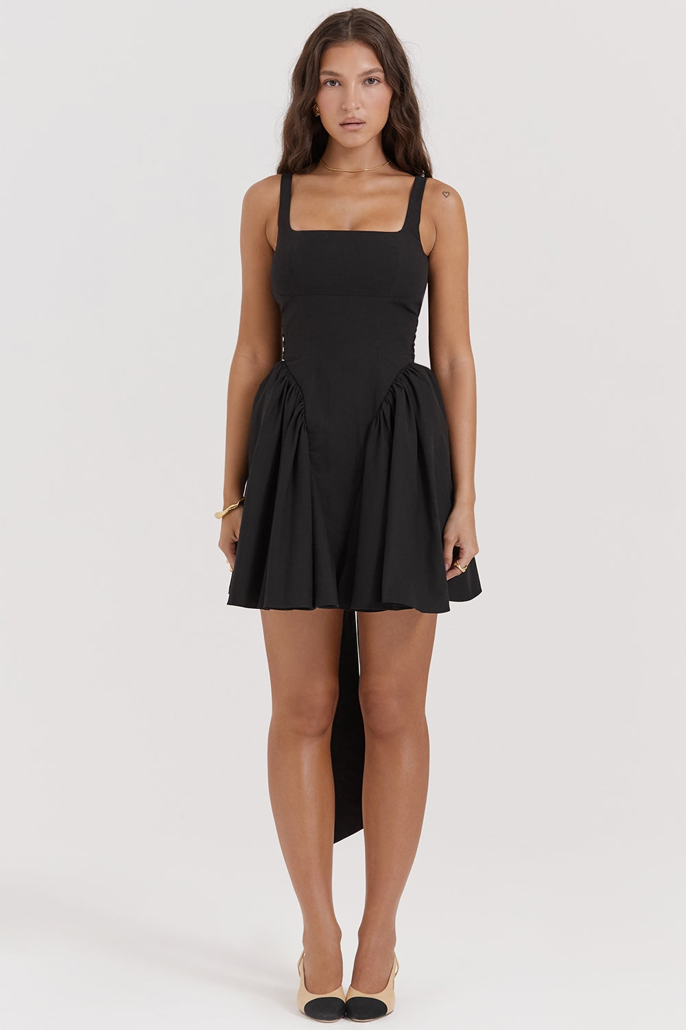 Mini Dress - Bow Detail