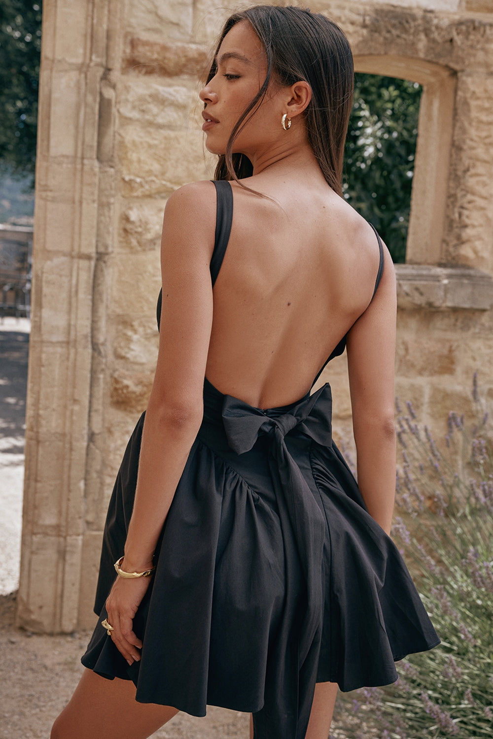 Mini Dress - Bow Detail