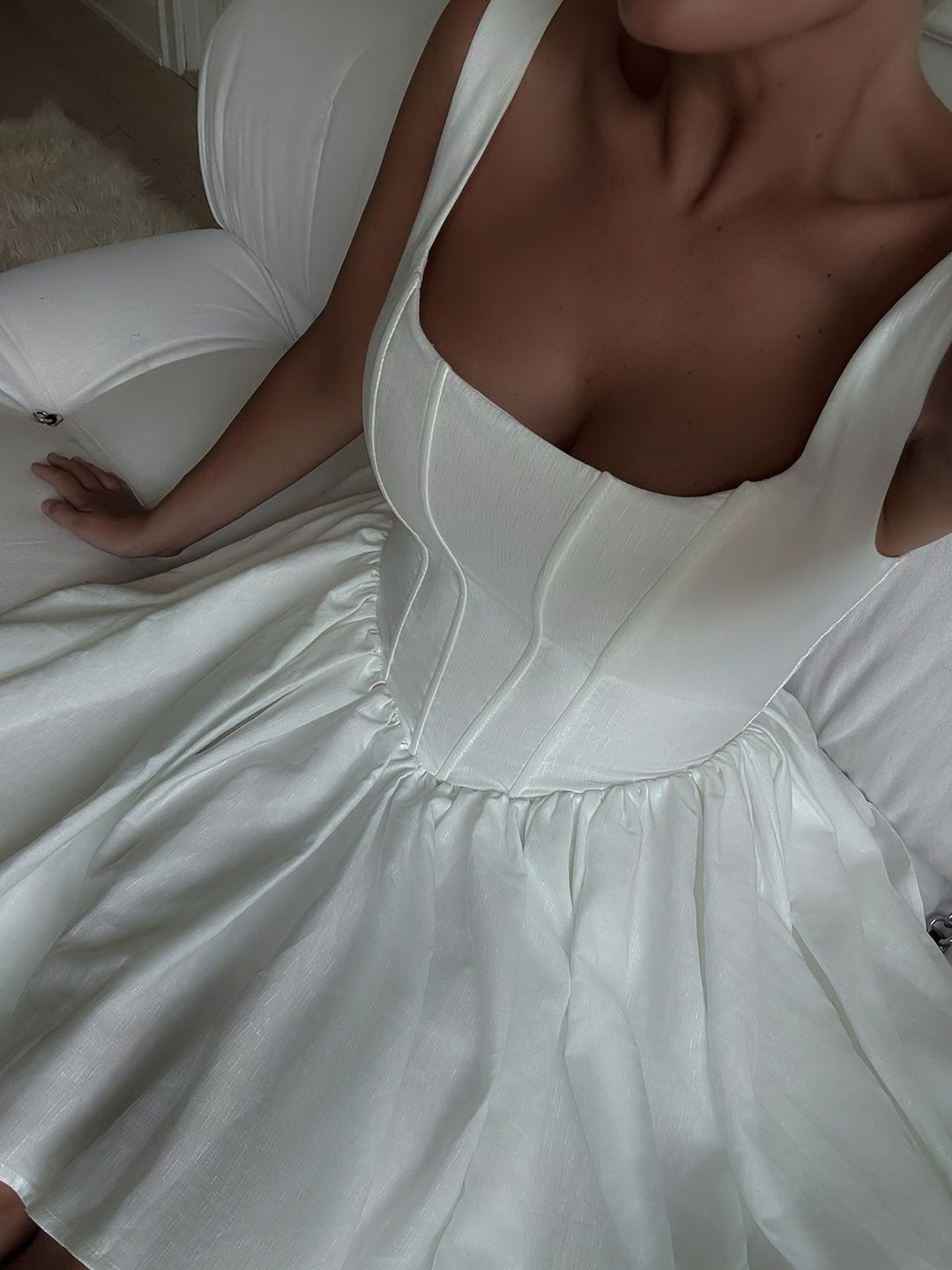 Alina | Sculpted Mini Dress