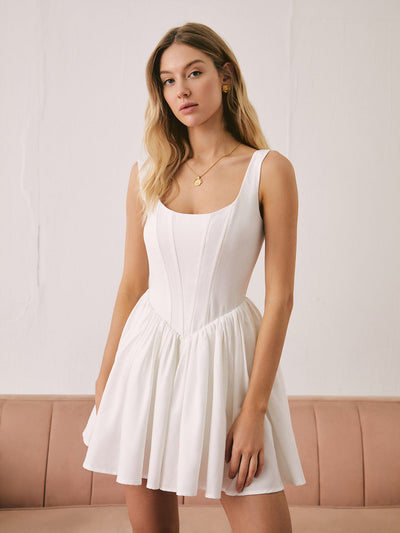Alina | Sculpted Mini Dress