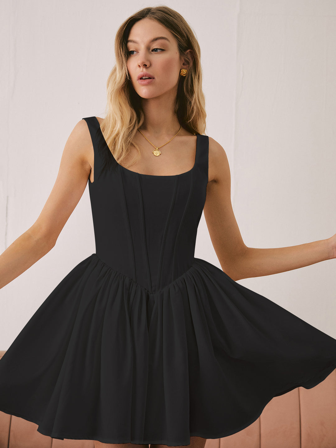 Alina | Sculpted Mini Dress
