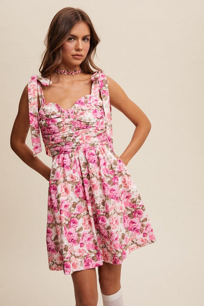Evangeline | Floral Mini Dress
