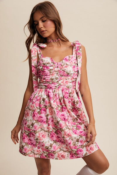 Evangeline | Floral Mini Dress