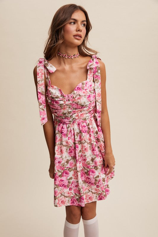 Evangeline | Floral Mini Dress