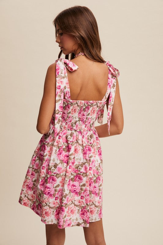 Evangeline | Floral Mini Dress
