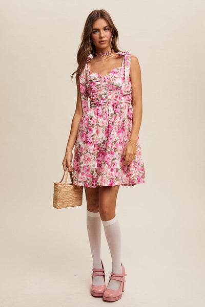 Evangeline | Floral Mini Dress