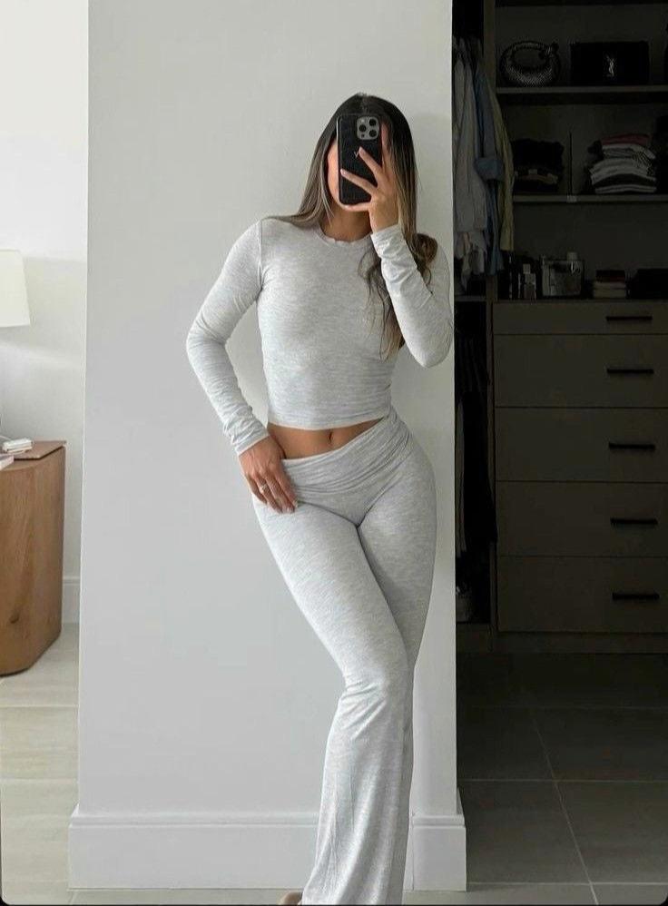 Fitted Top & Trousers Set | Indie