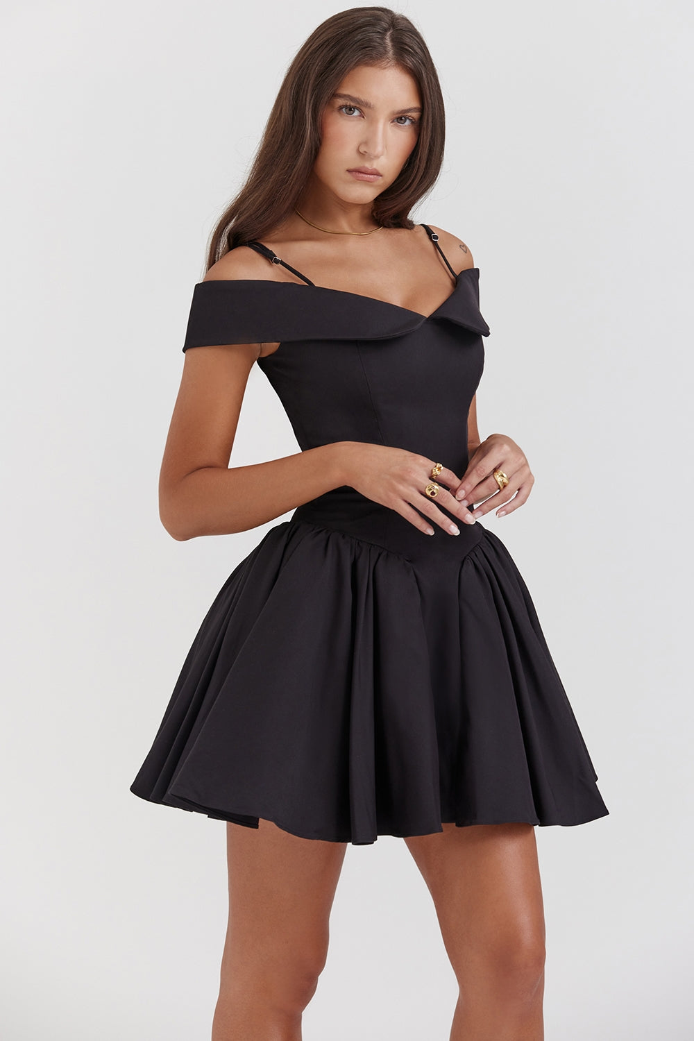 Off-Shoulder Mini Dress