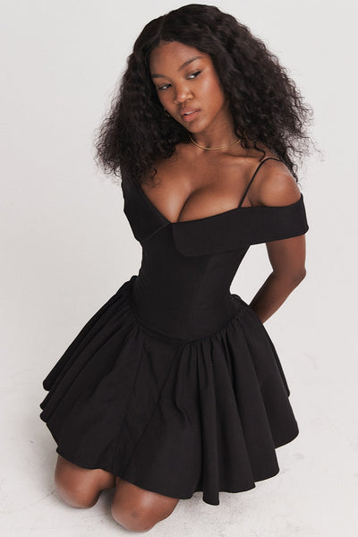 Off-Shoulder Mini Dress