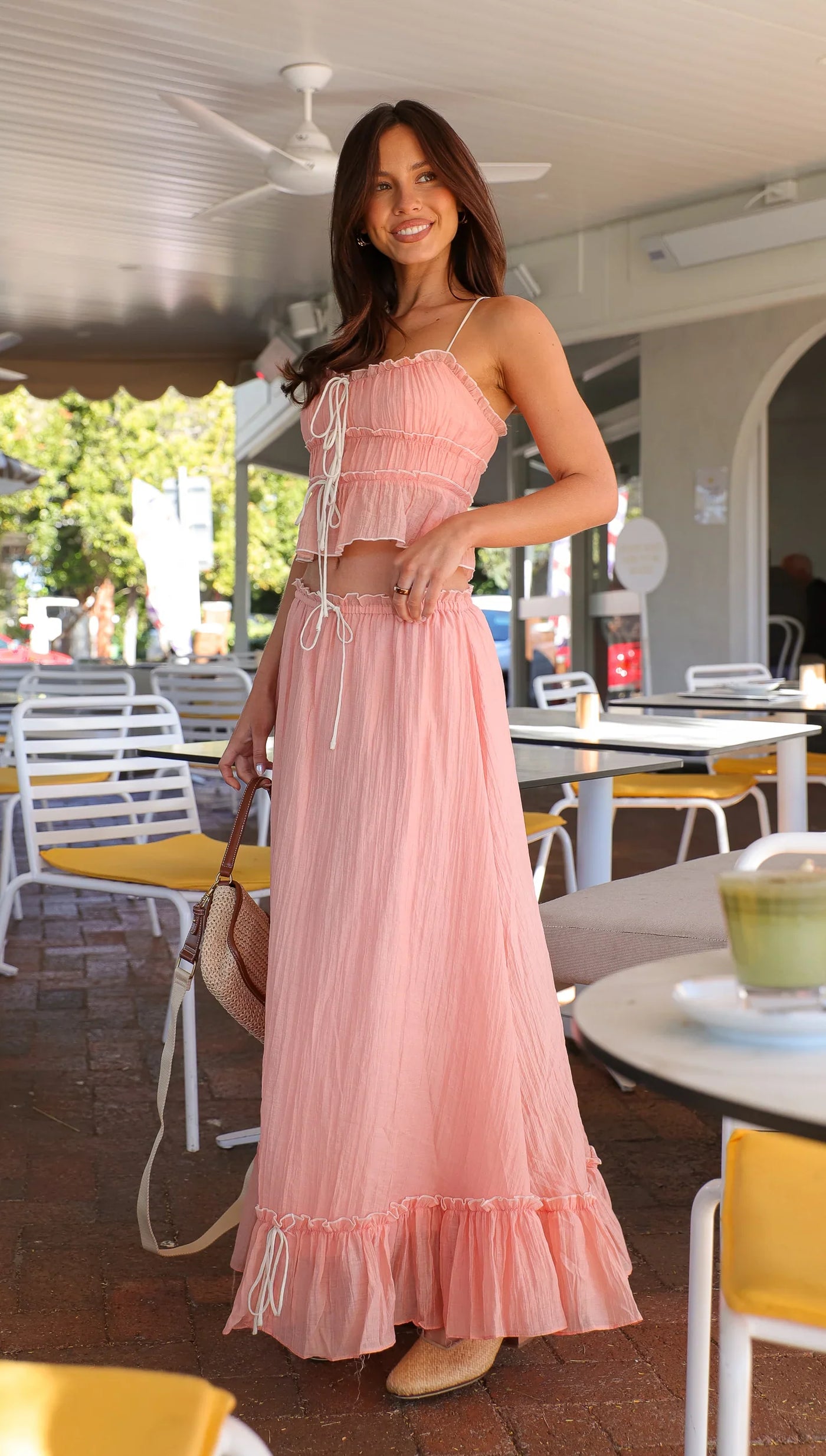 Grace | Ruffle Maxi Set