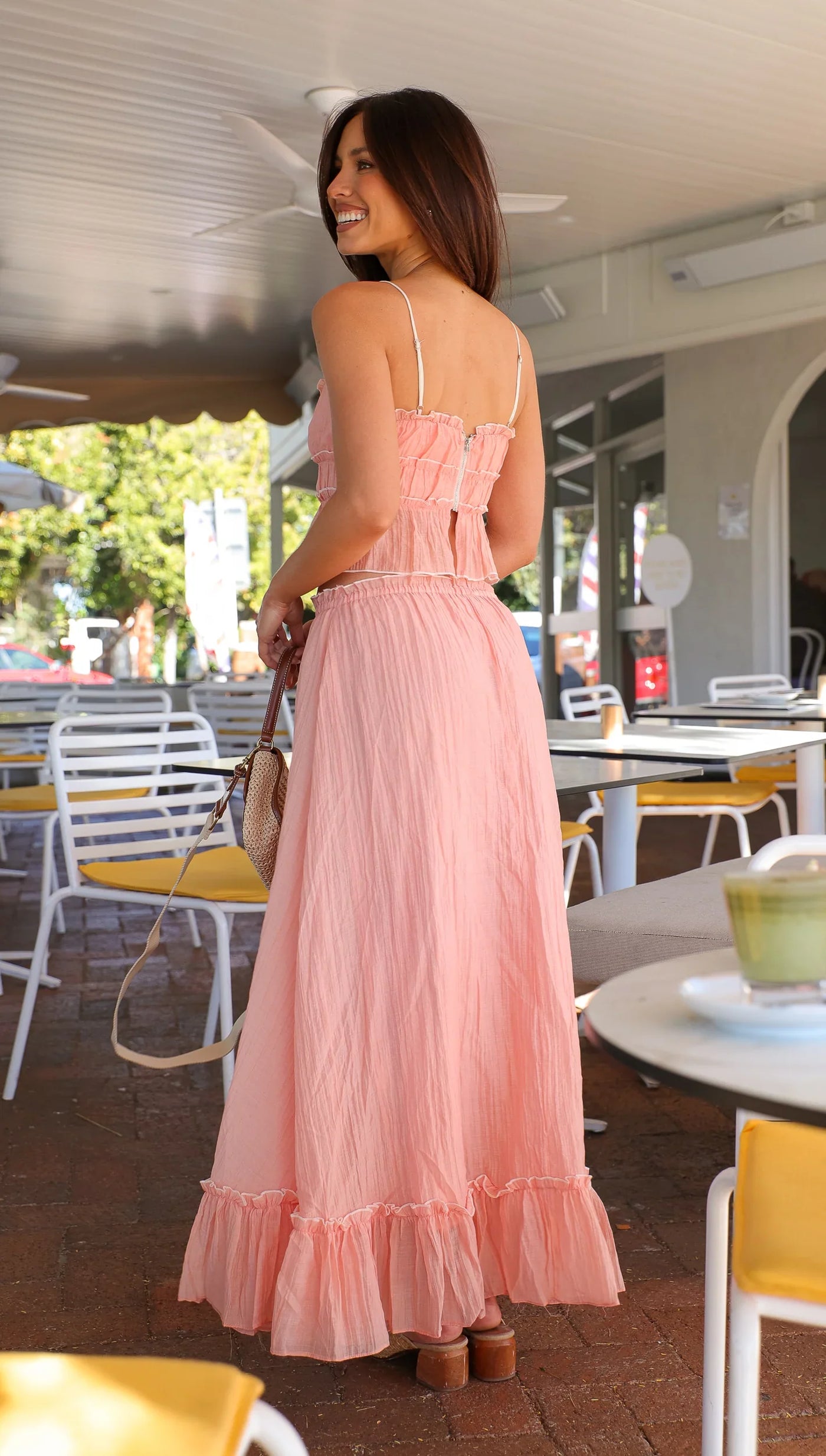 Grace | Ruffle Maxi Set