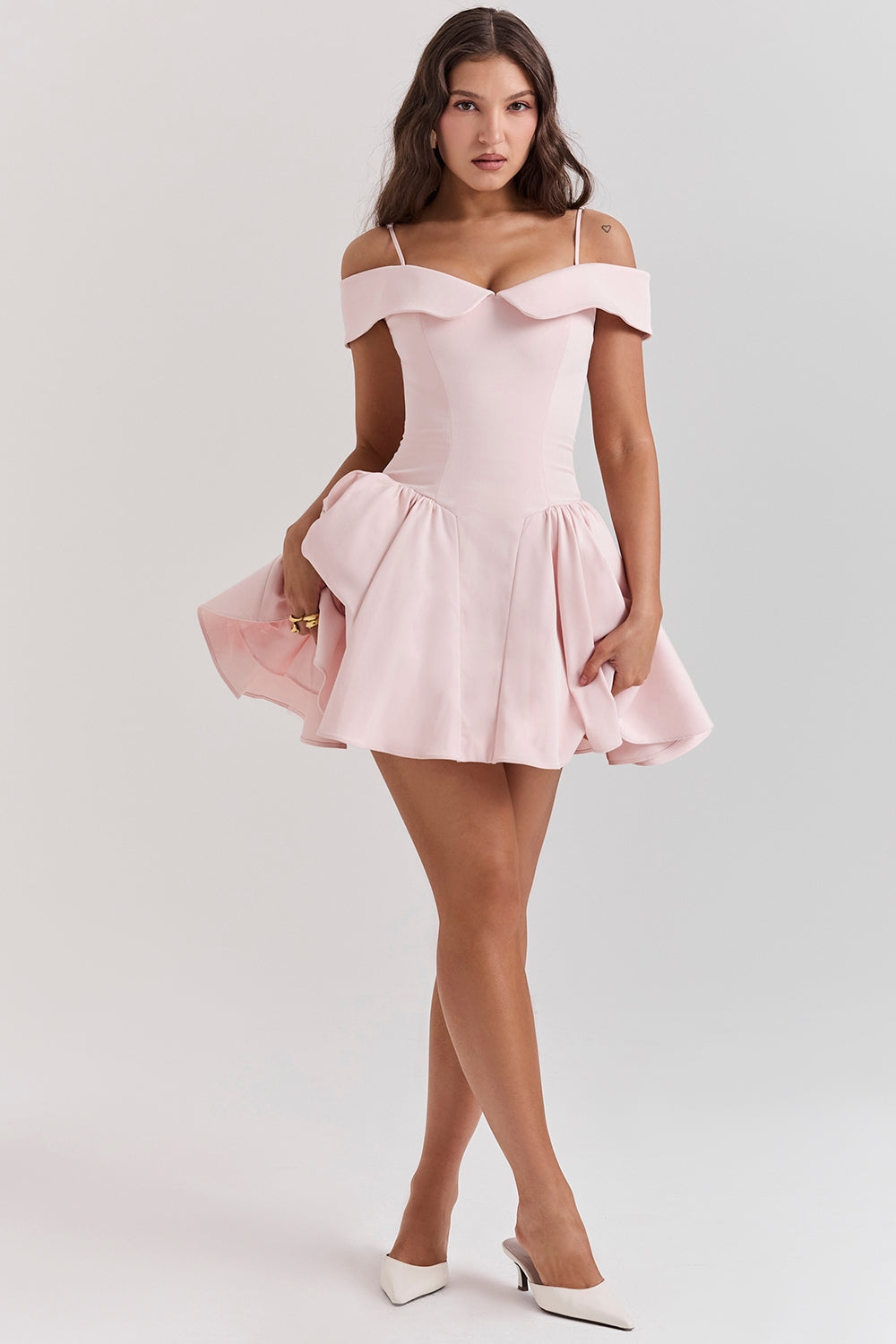 Off-Shoulder Mini Dress