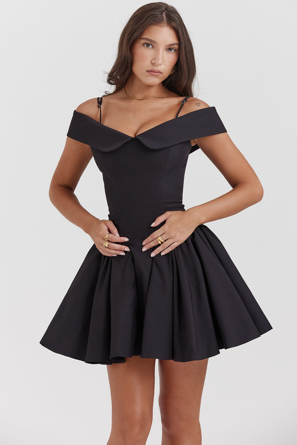 Off-Shoulder Mini Dress