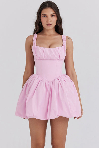 Bubble Skirt Mini Dress