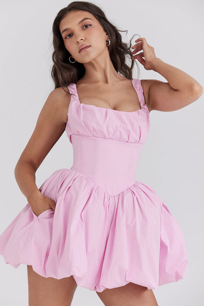 Bubble Skirt Mini Dress