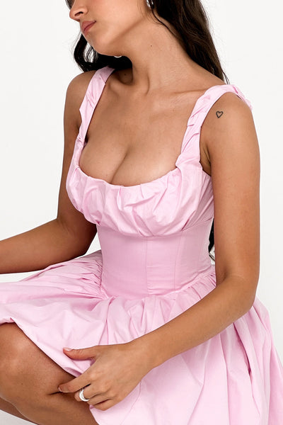 Bubble Skirt Mini Dress