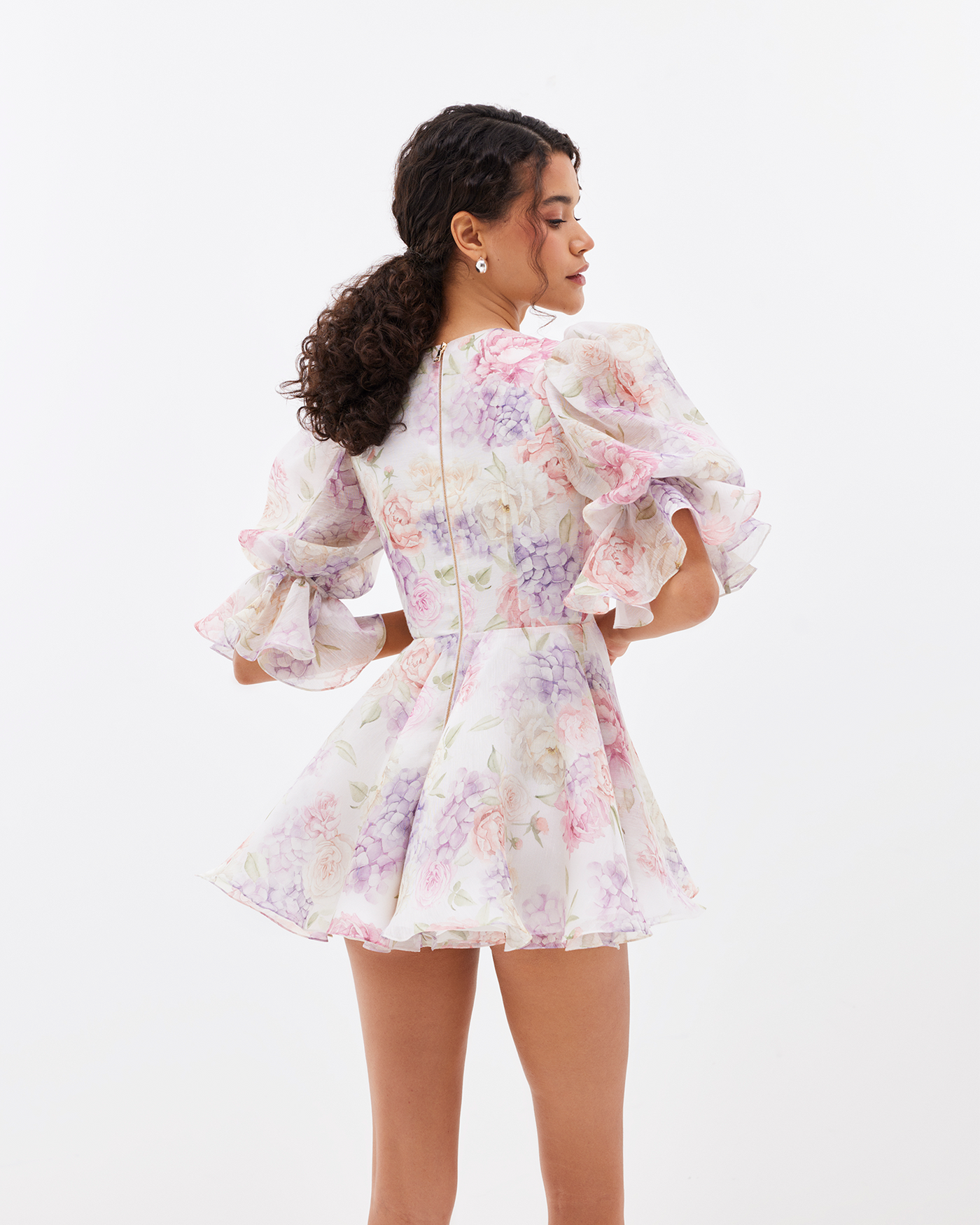 Rosette Mini Dress - Liana