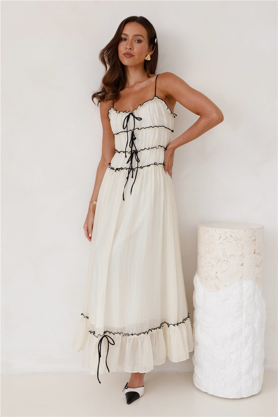 Frill Midi Cami Dress