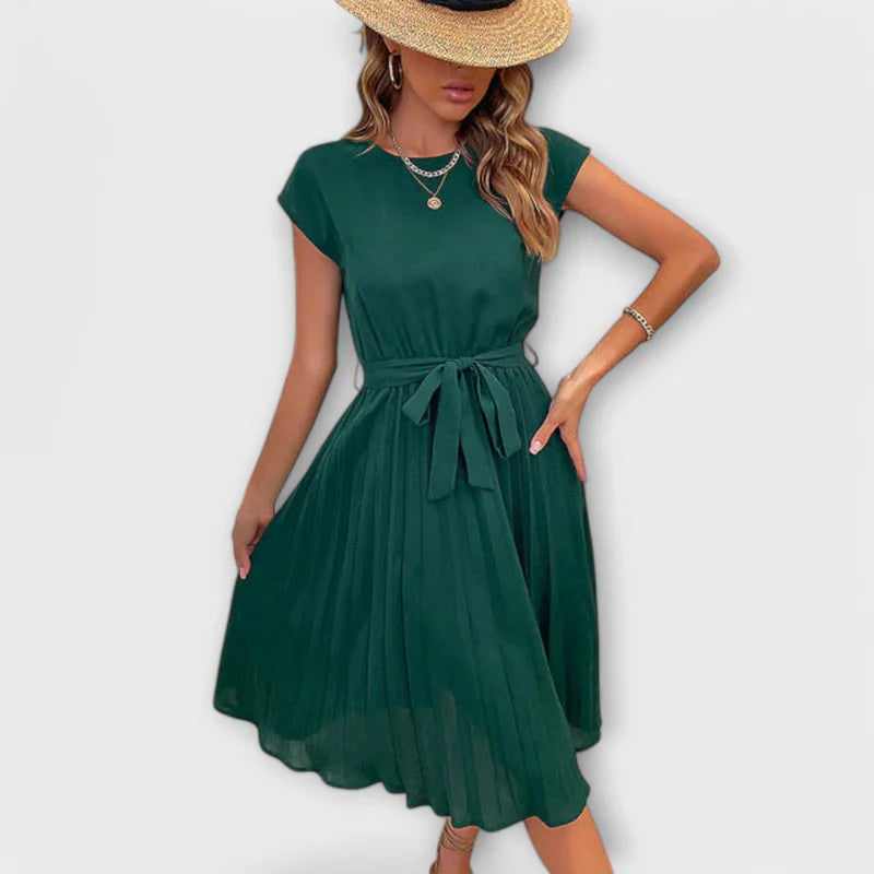 Claire - Pleated Mini Dress