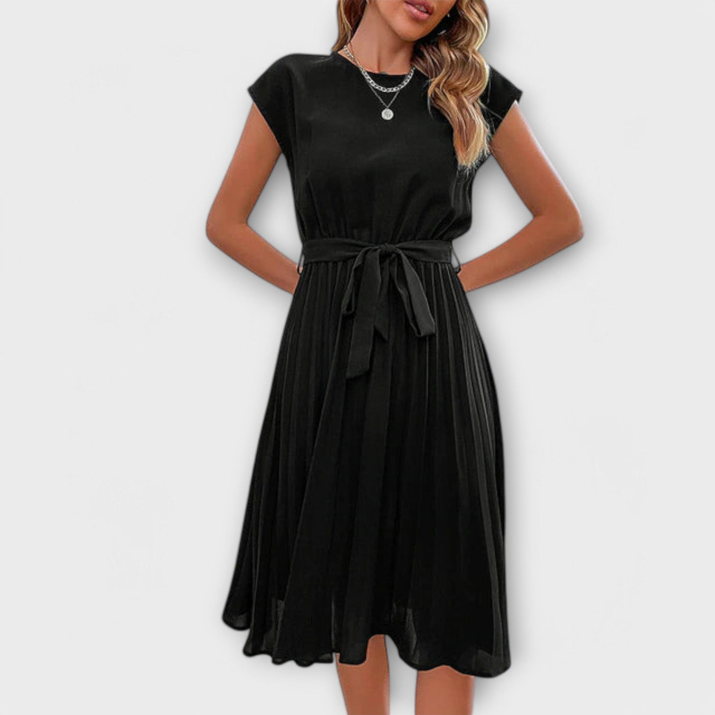 Claire - Pleated Mini Dress