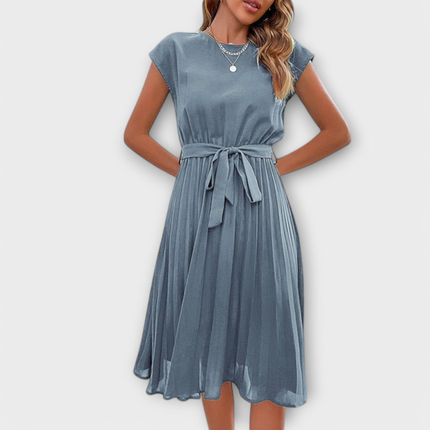 Claire - Pleated Mini Dress